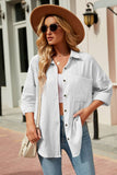 CASUAL V NECK LONG SLEEVED SHIRT_CWTSTL0800