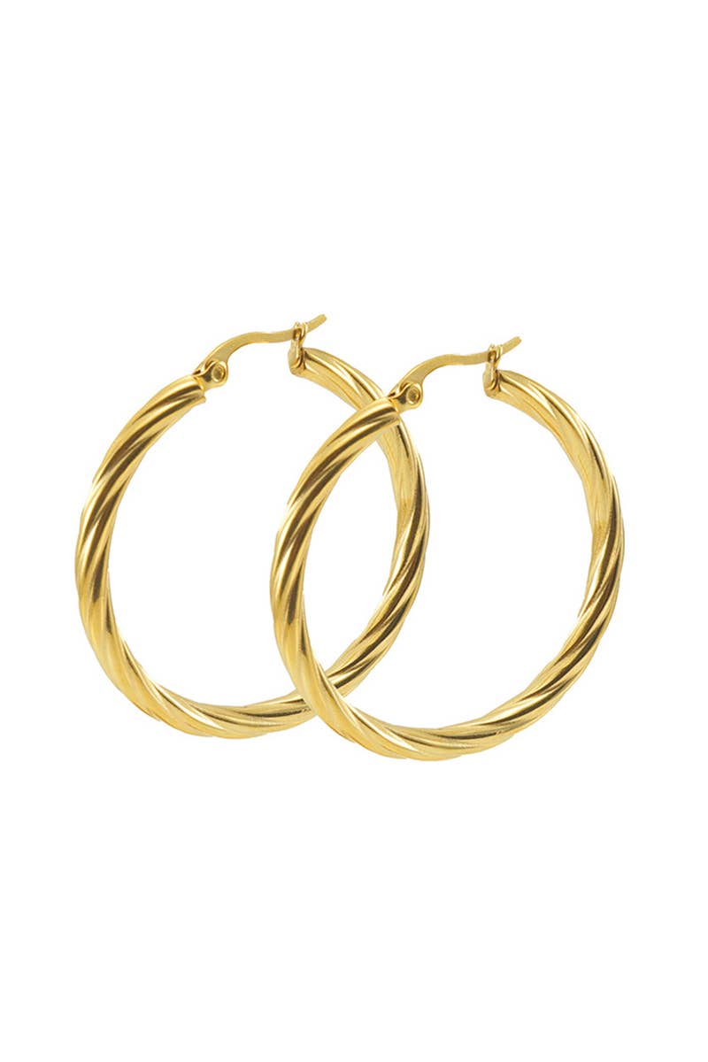 18K GOLD PLATED STAINLESS STEEL EARRINGS_CWAJE0379