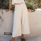 COTTON AND LINEN STRAIGHT PANTS_CWBLP0731