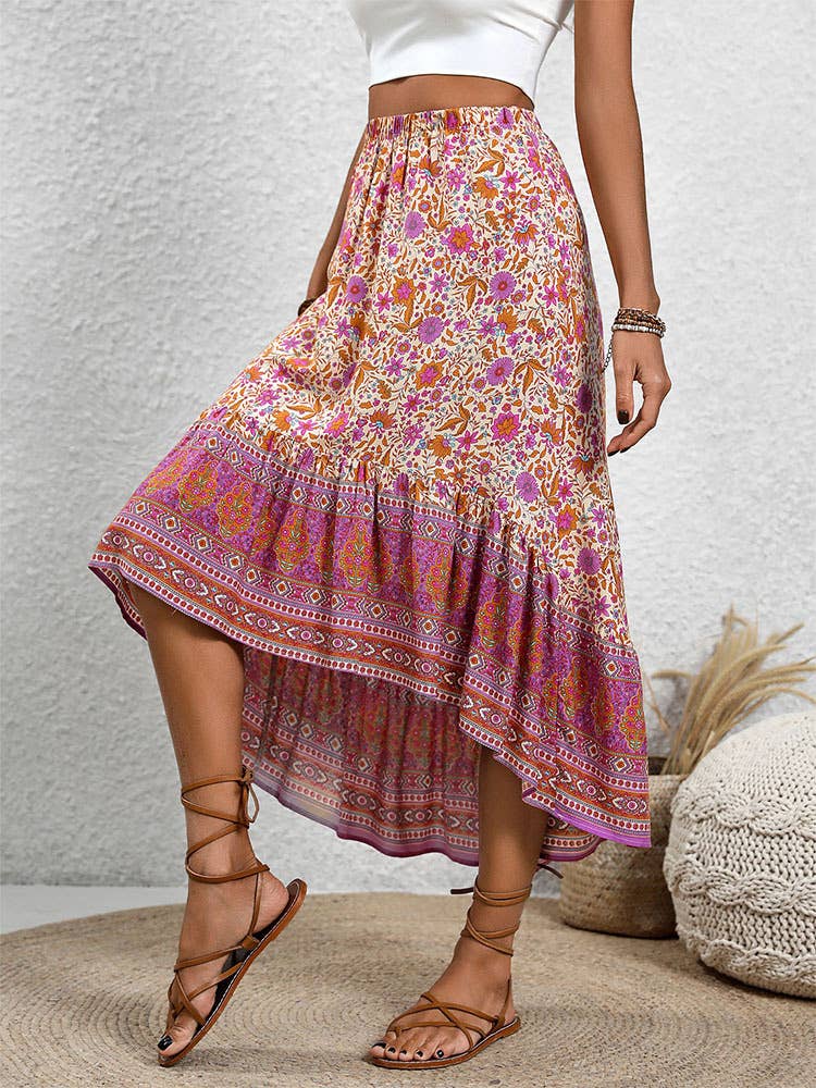 Bohemian floral dress_CWBMS0107