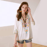 COTTON EMBROIDERED SHIRT_CWTBLL0816