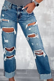 CASUAL TRENDY DISTRESSED JEANS_CWJP0098