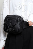 SOFT LEATHER ONE SHOULDER MESSENGER BAG