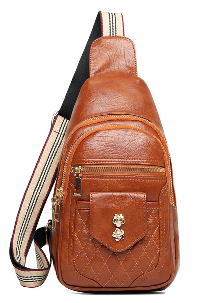 SOFT LEATHER ONE SHOULDER BUM BAG