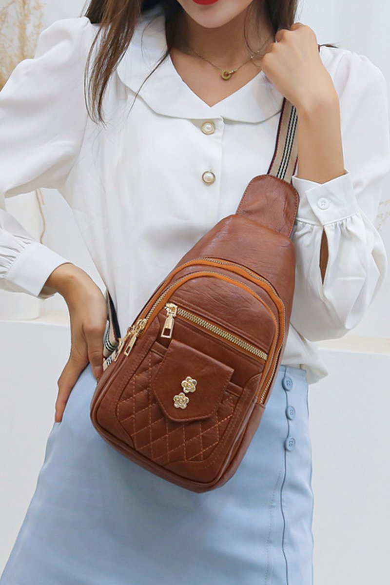 SOFT LEATHER ONE SHOULDER BUM BAG