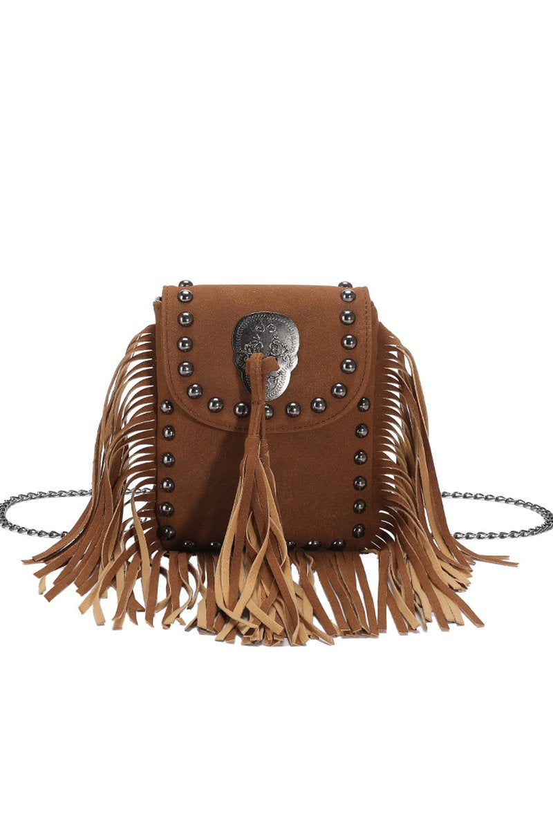 TASSEL POINT ONE SHOULDER MESSENGER BAG