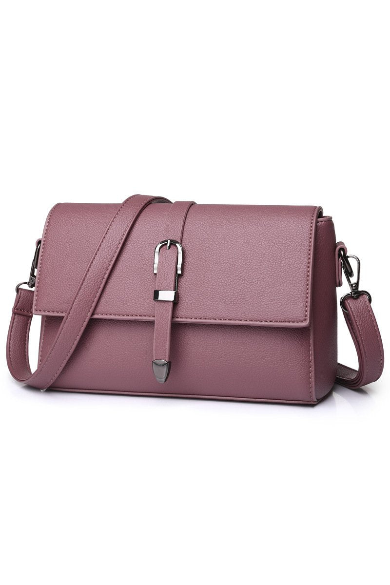 RETRO SOFT LEATHER SHOULDER BAG