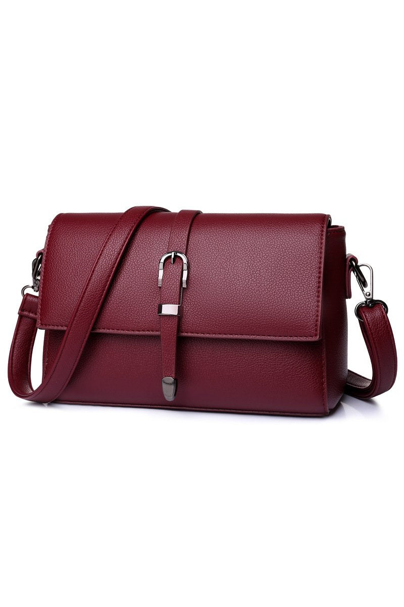 RETRO SOFT LEATHER SHOULDER BAG