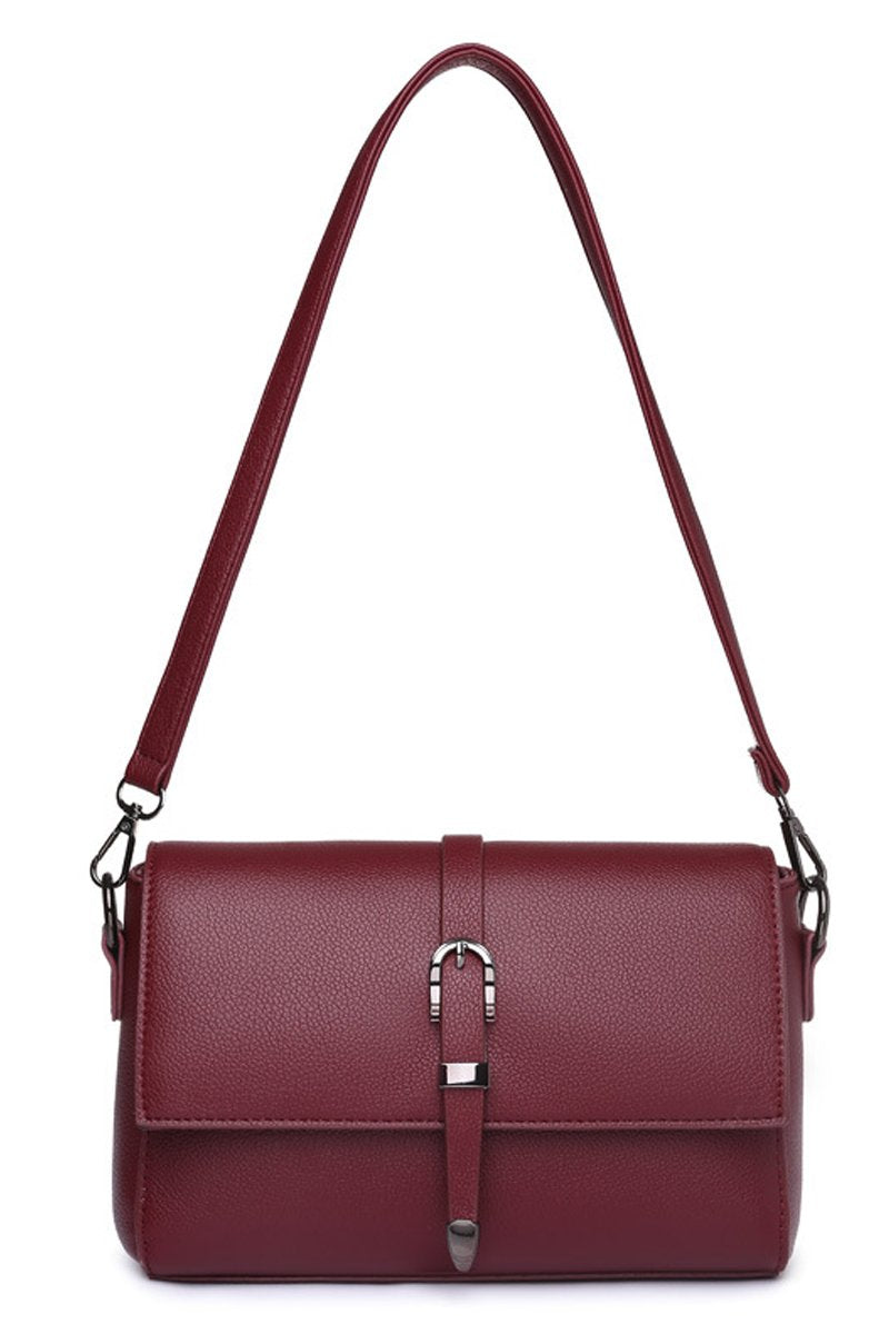 RETRO SOFT LEATHER SHOULDER BAG