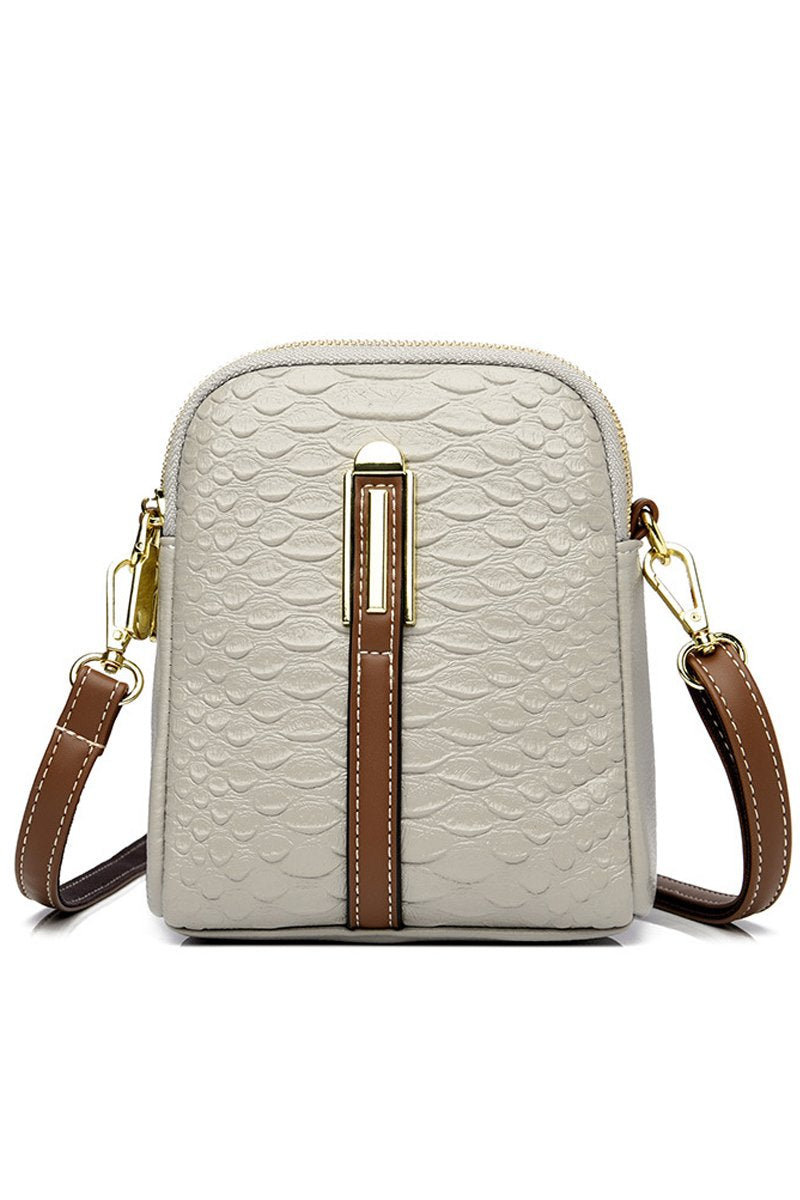 TRENDY SOFT LEATHER RETRO MESSENGER BAG