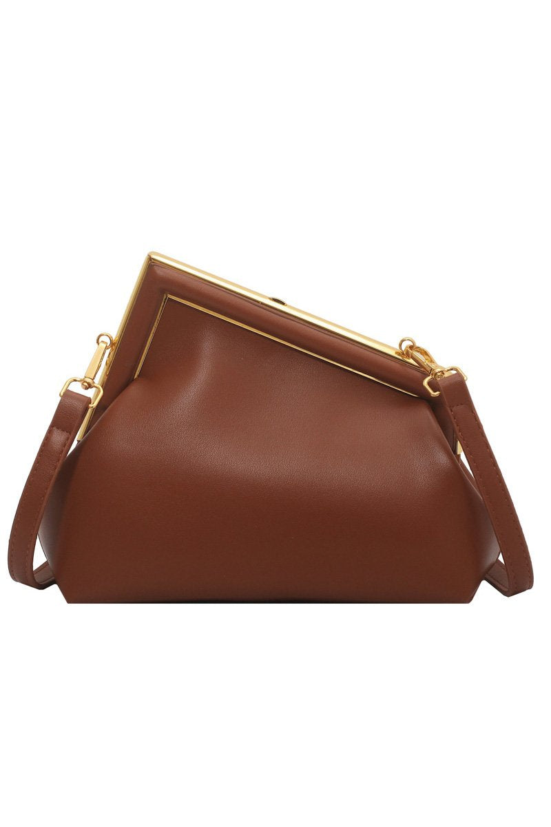 POINTED CLIP SIMPLE CROSS BODY BAG