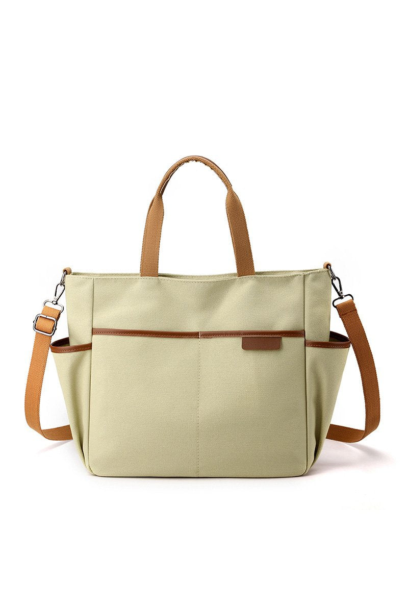 STORAGE POCKET LARGE CANVAS MESSENGER BAG