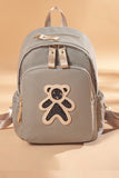 CARTOON BEAR DECORATION FASHION BACKPACK