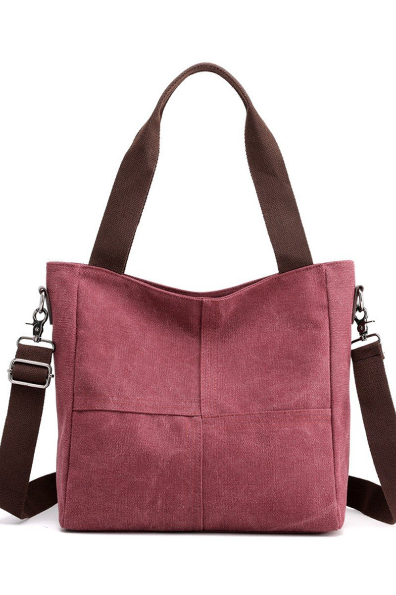 DANDY SOLID TRENDY CANVAS BAG