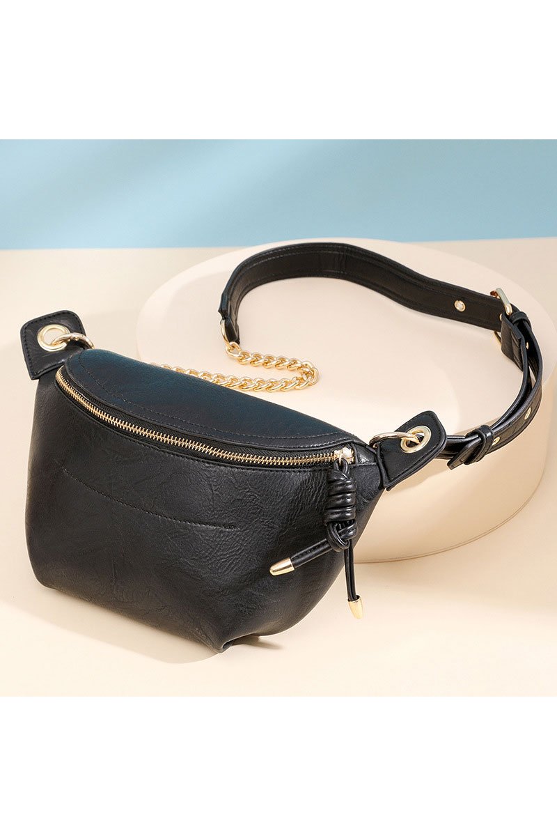 CRESCENT CROISSANT WAIST SLING BAG HIP SACK