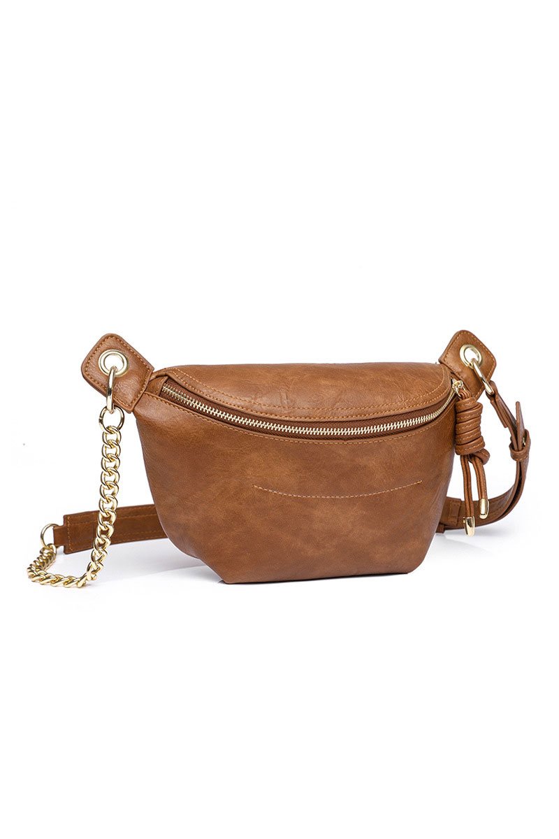 CRESCENT CROISSANT WAIST SLING BAG HIP SACK