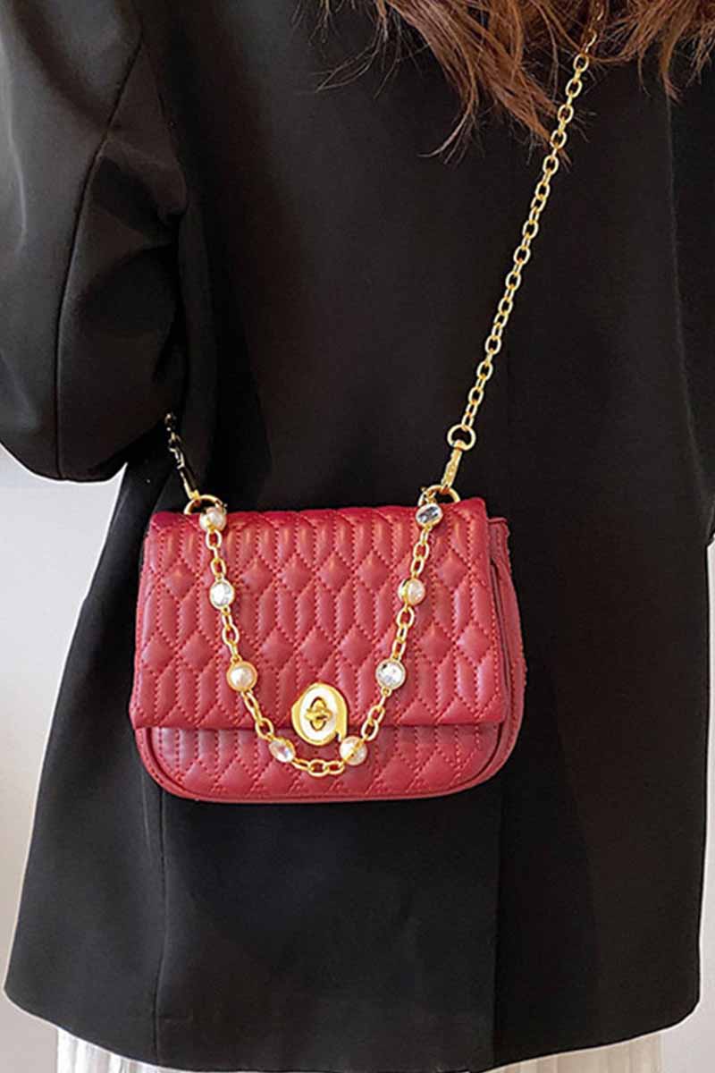 CUTE PEARL CHAIN SHOULDER BAG CWAB0471