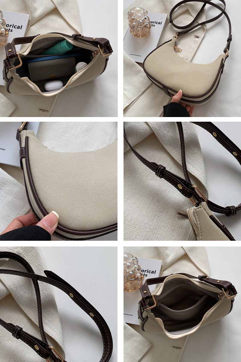 SIMPLE CRECENT SADDLE BAG CWAB0475