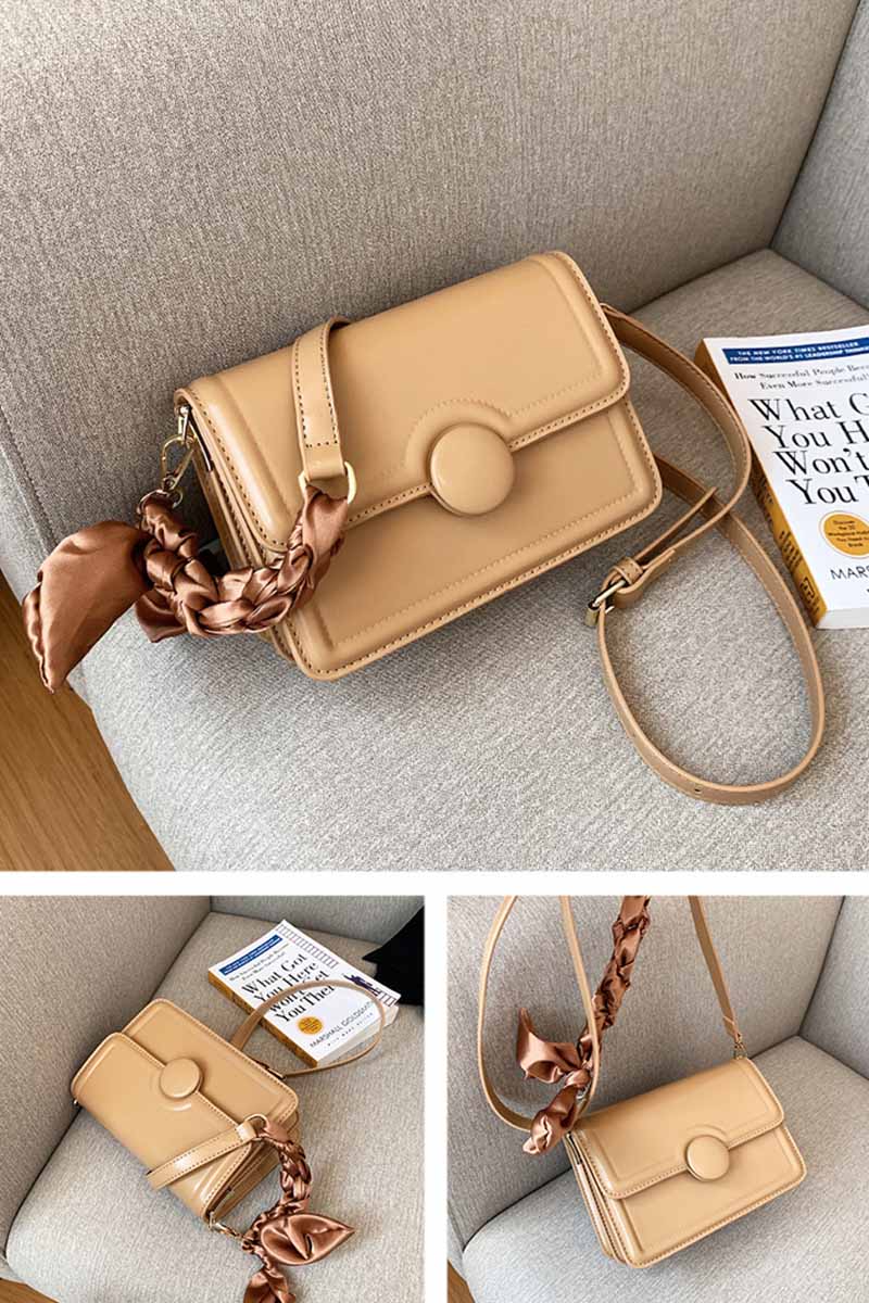 SILK SCARF SHOULDER MESSENGER BAG CWAB0480