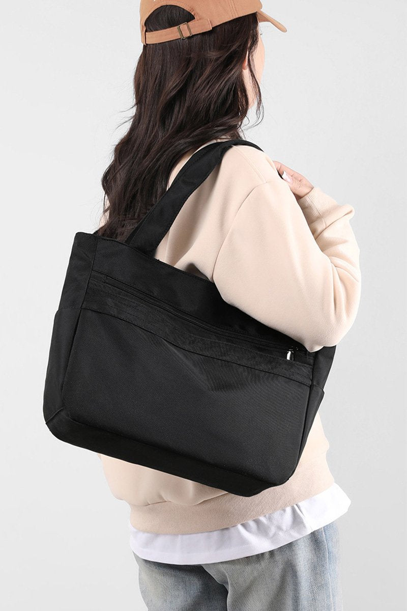 MULTI POCKET CASUAL SHOPPER BAG