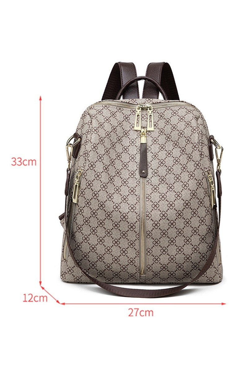 PRINTED FASHIONABLE BACKPACK