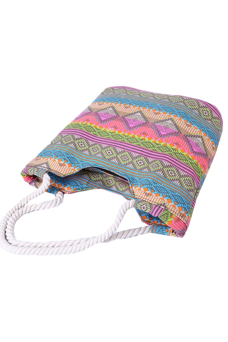 TRENDY PATTERNED FASHION LIGHT BEACH BAGS