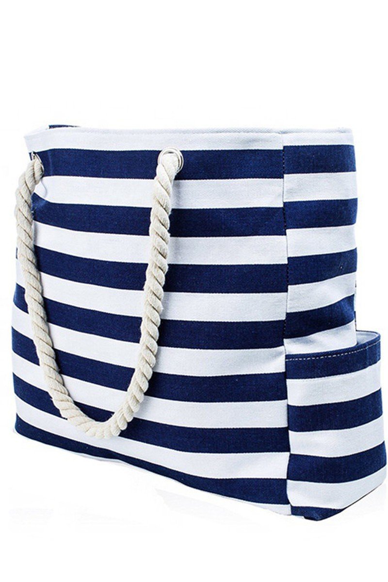 STRIPE PATTERNED FASHION COOL BEACH BAGS