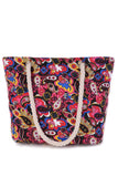 MULTI PATTERNED FASHION STYLISH SHOPPER BEACH BAGS