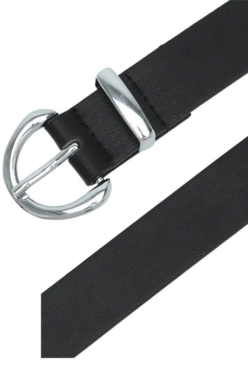 METAL BUCKLE BASIC CASUAL BELT