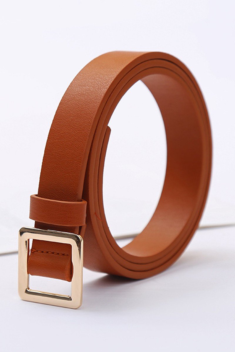 SQUARE BUCKLE SIMPLE TRENDY BELT