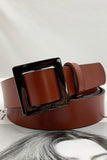 SIMPLE SQUARE BUCKLE FASHION BELT