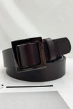 SIMPLE SQUARE BUCKLE FASHION BELT