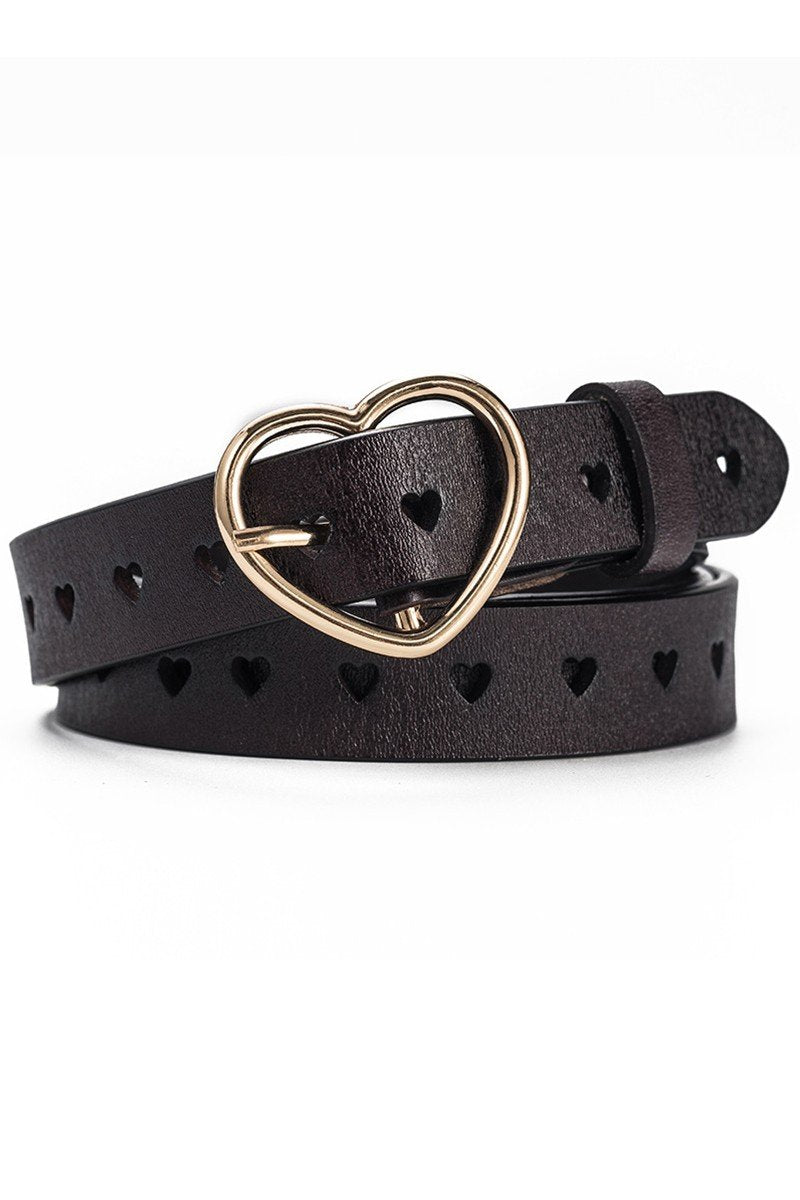 HEART BUCKLE STYLISH FASHION BELT