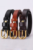 BASIC SLIM TRENDY LEATHERETTE BELT