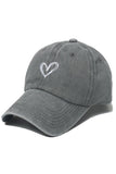 HEART PRINTIND DAILY CASUAL BASEBALL CAP