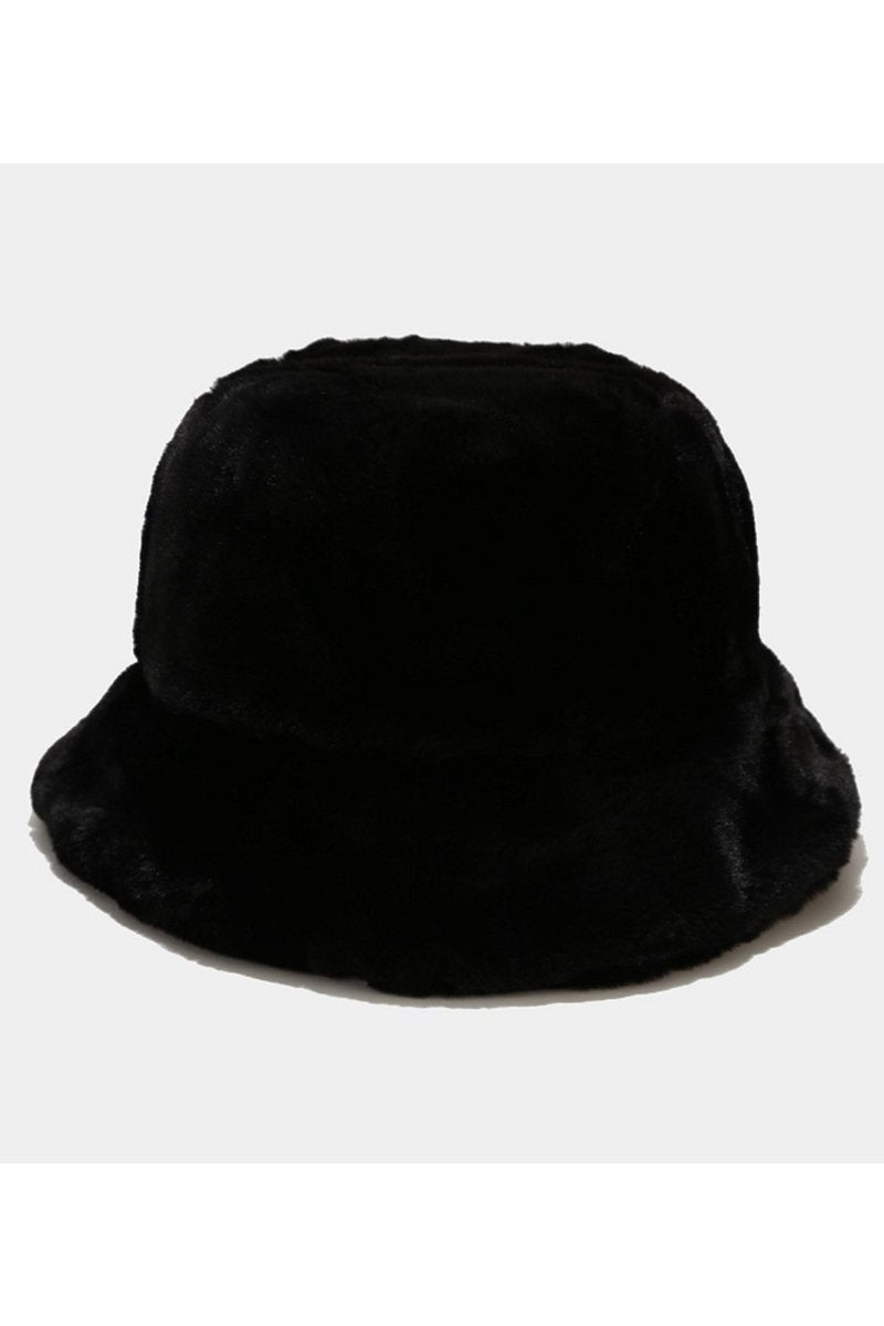 PLUSH WARM WINTER FASHION BUCKET HAT