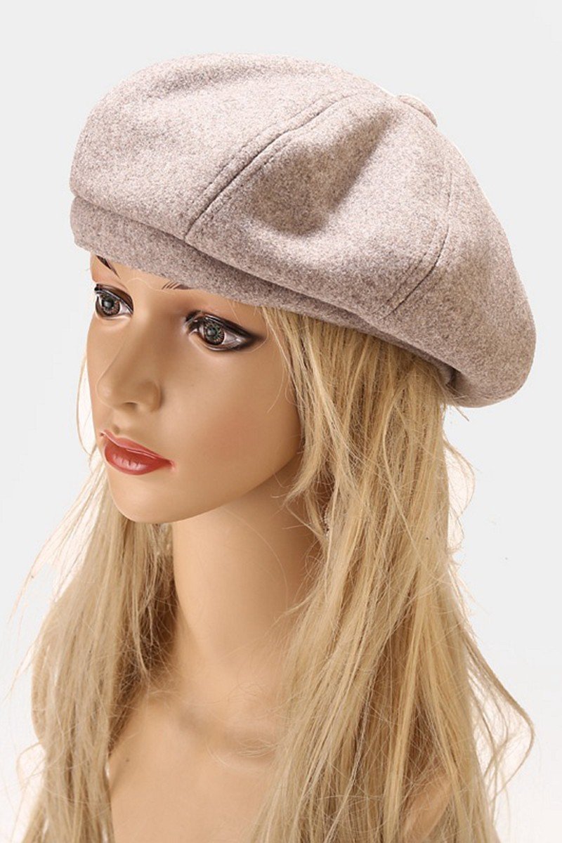 SOLID TRENDY WARM BERET HAT