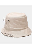 CLIP DETAILED TRENDY FASHION BUCKET HAT