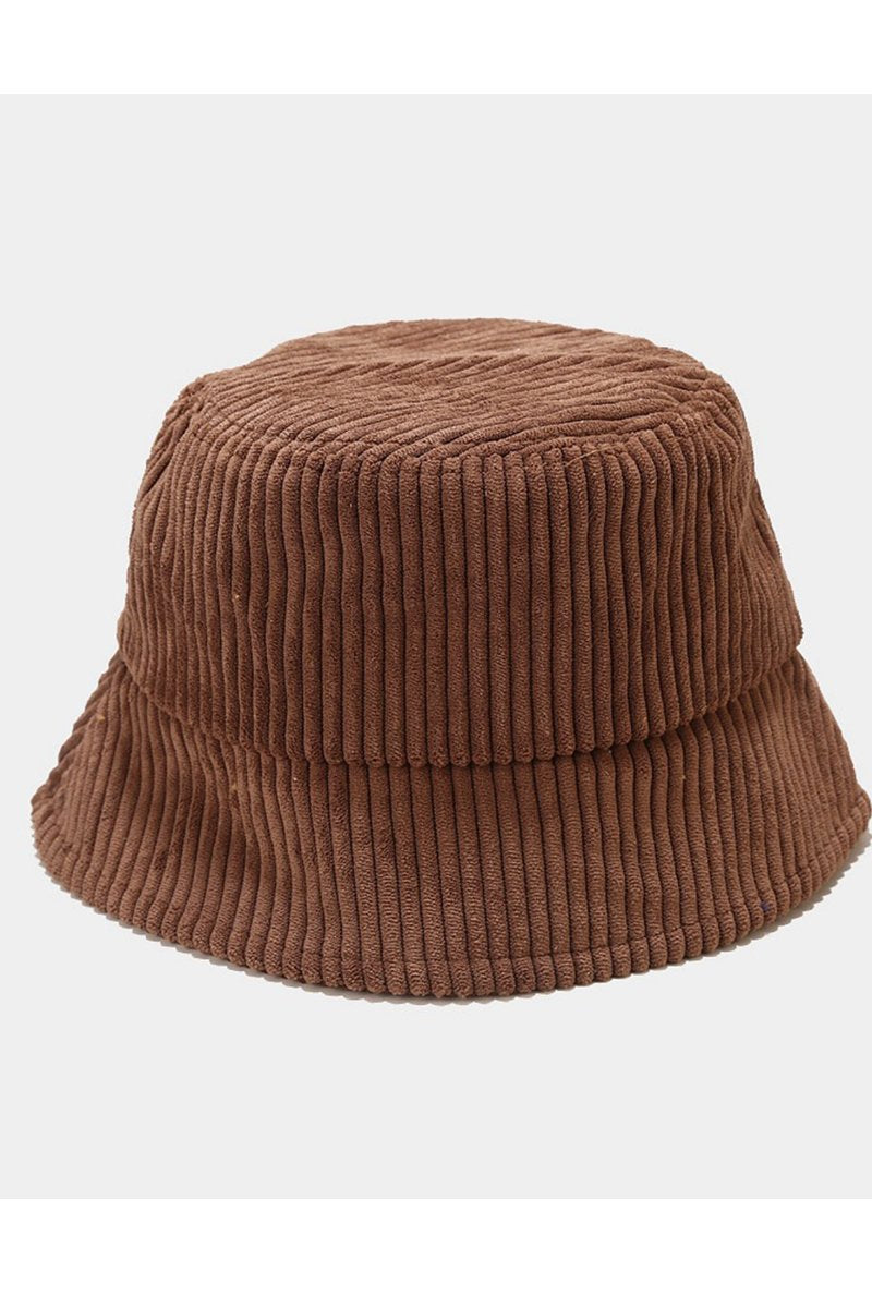 BASIC CORDUROY FISHERMAN BUCKET HAT