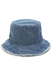 VINTAGE DENIM CASUAL BUCKET HAT