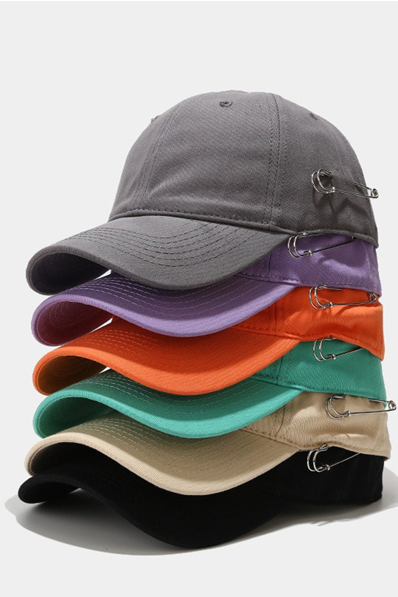 CLIP DETAILED ADJUSTABLE BASEBALL CAP