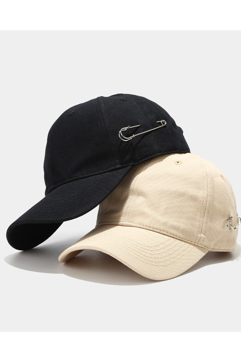 CLIP DETAILED ADJUSTABLE BASEBALL CAP