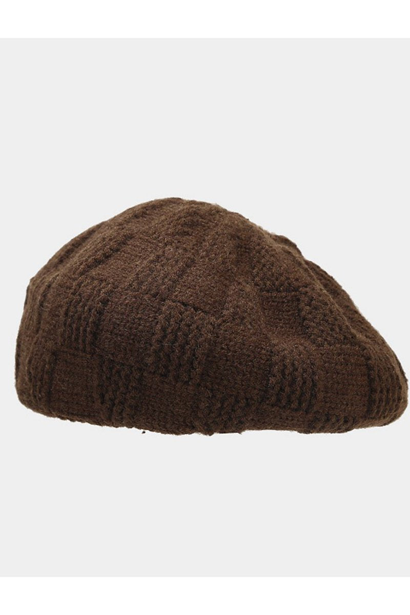 KNITTED WINTER WARM CASUAL BERET HAT