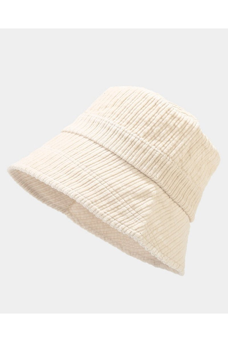 CASUAL CORDUROY FISHERMAN BUCKET HAT