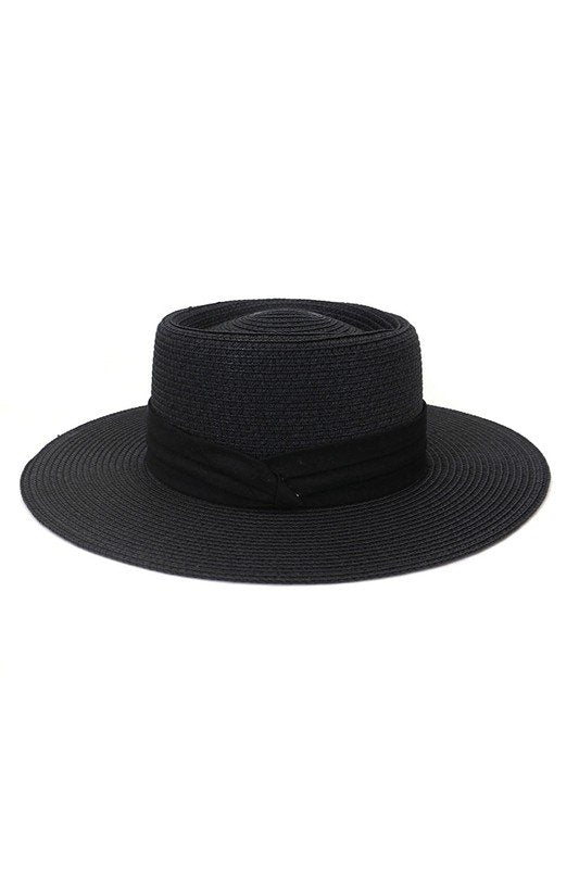 DANDY CLOTH BAND FLOPPY PANAMA HAT