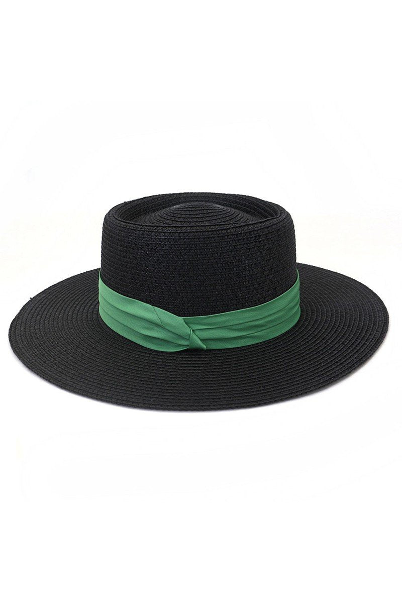 DANDY CLOTH BAND FLOPPY PANAMA HAT