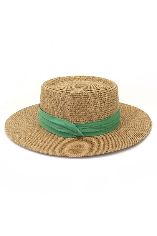 DANDY CLOTH BAND FLOPPY PANAMA HAT