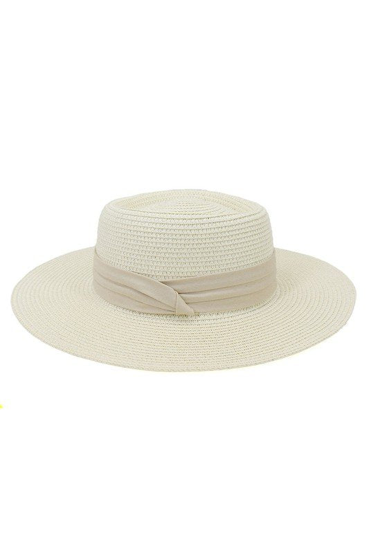 DANDY CLOTH BAND FLOPPY PANAMA HAT