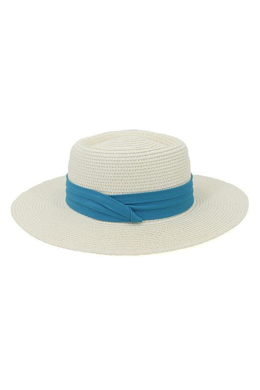 DANDY CLOTH BAND FLOPPY PANAMA HAT