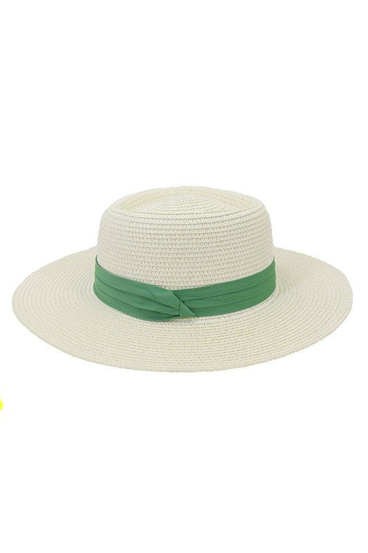 DANDY CLOTH BAND FLOPPY PANAMA HAT